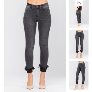 Judy Blue Black Skinny High Rise Jeans 7/28